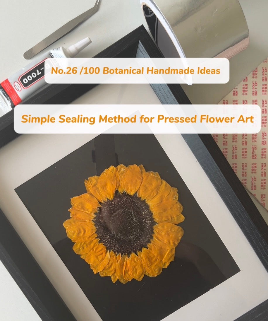 EP26 – A Simple Sealing Method for Pressed Flower Art (No Machine Needed)
