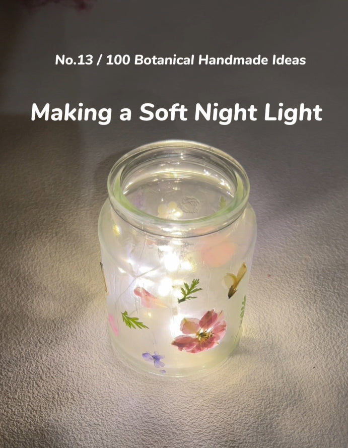 EP13 · Making a Soft Night Light｜Using Mod Podge on Glass