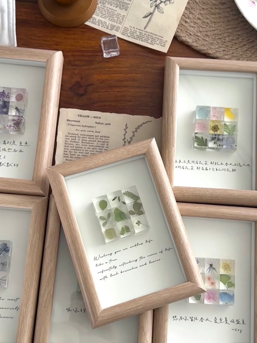 Custom Flower Frame