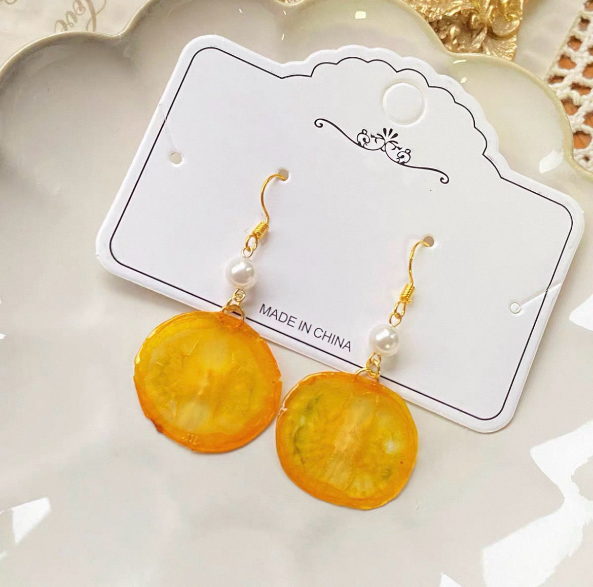 Sweet Slice — Strawberry & Citrus Handmade Fruit Earrings