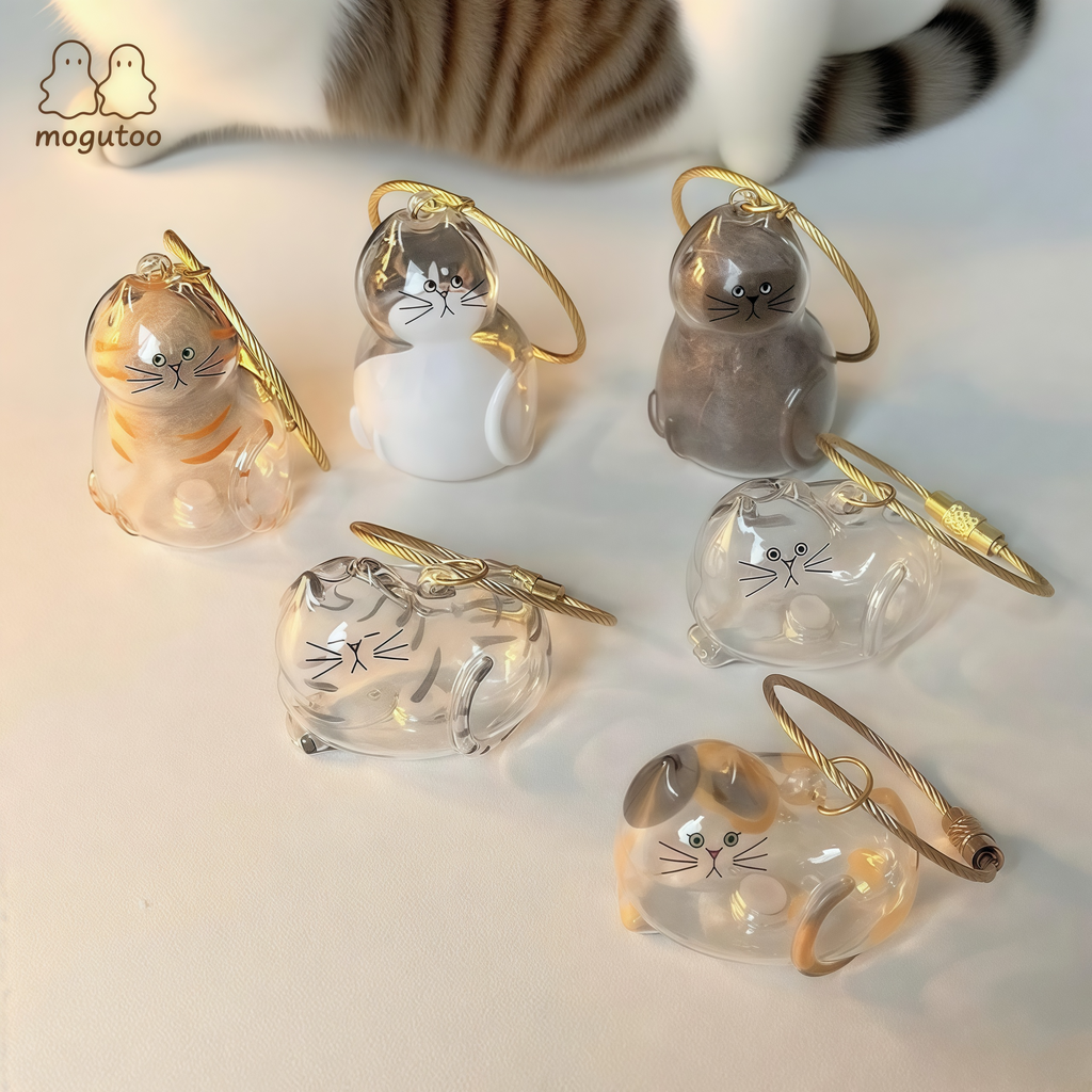 Be with you· Pet Fur Keepsake Keychain for Cat Lovers