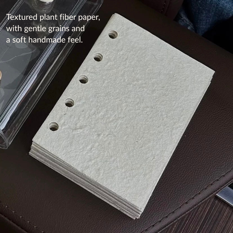 Plant Fiber Notebook – Pressed Flower Journal for Nature Lovers