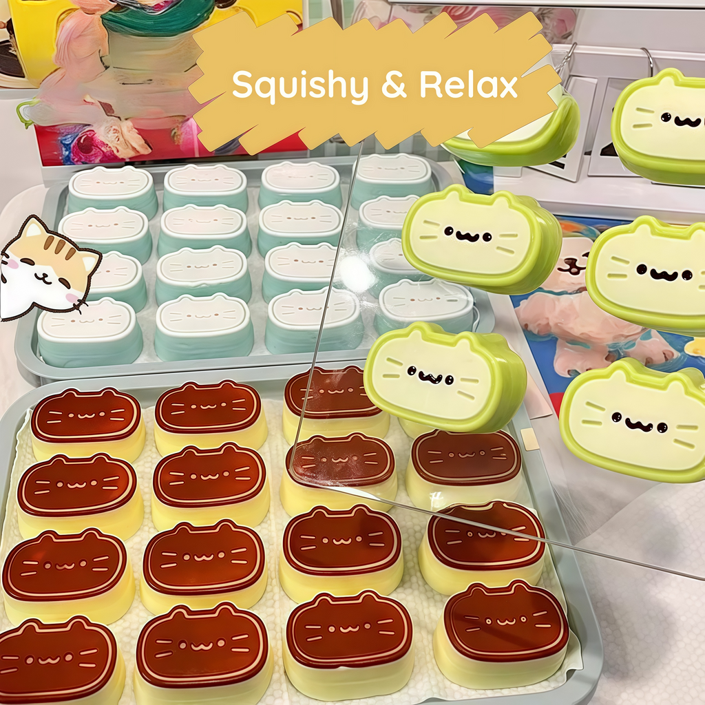 Be with you · Cheesy Cat Squishy for Stressy Days & Nights