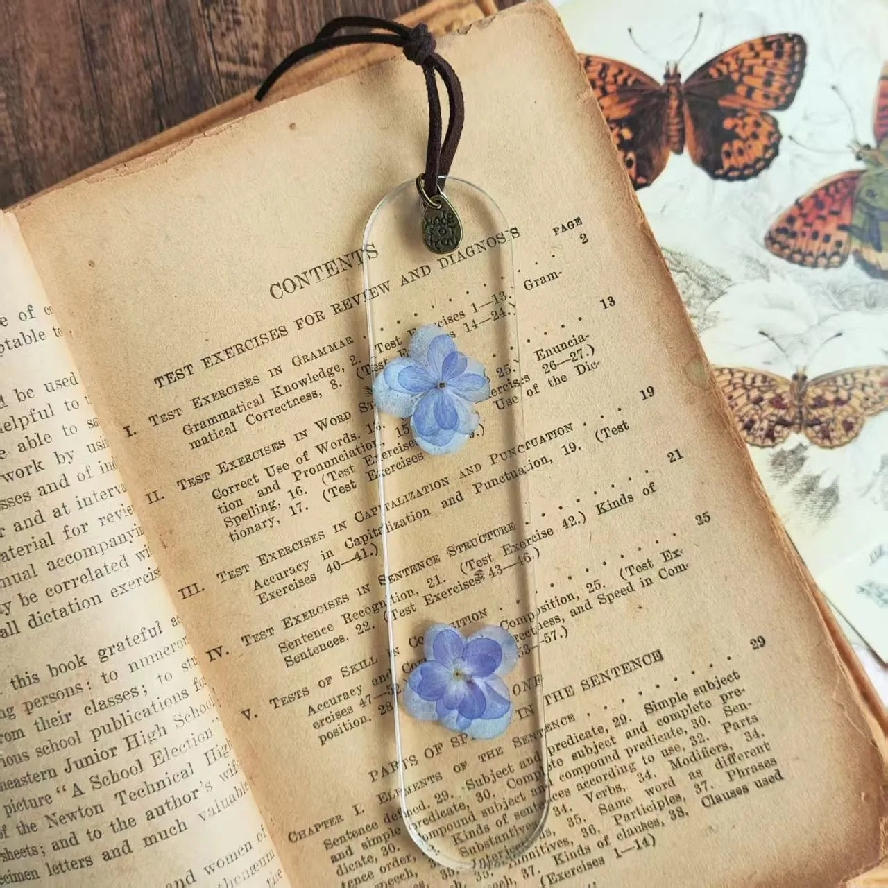 Plant Garden Specimen Handmade Bookmark