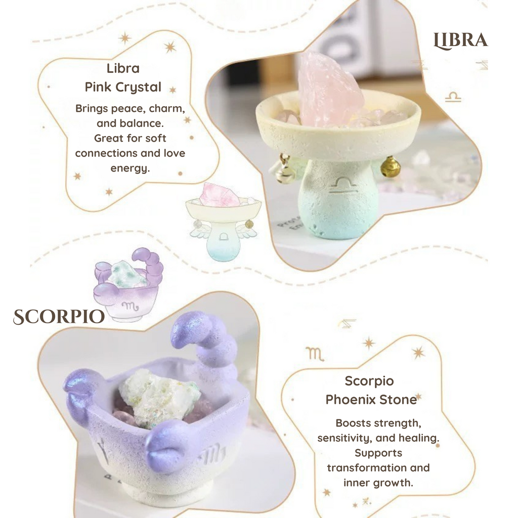 Be with you · Zodiac Crystal Cup for Gentle Energy