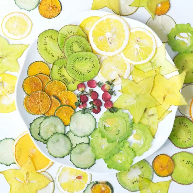 Decorative Dried Fruit Slices for Crafts – Lemon, Orange, Strawberry & More (Not Edible)