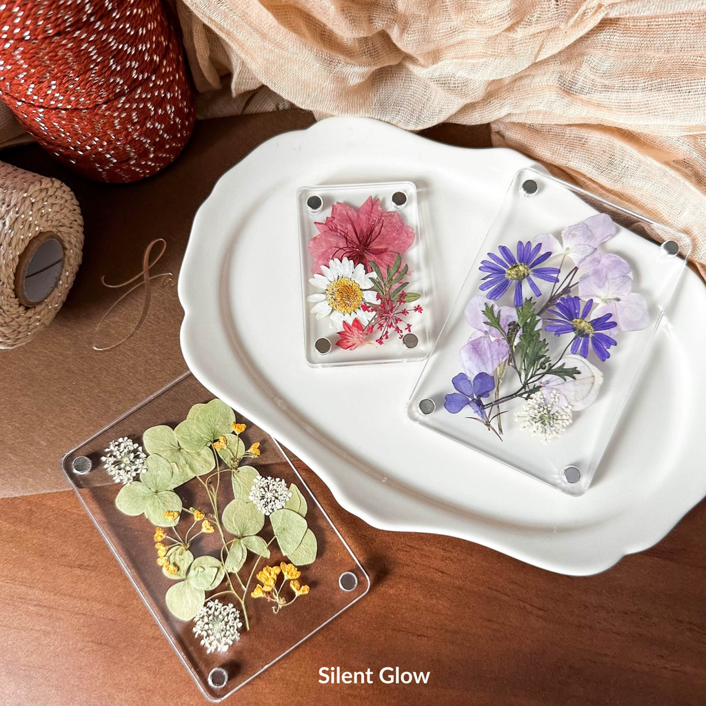 DIY Botanical Magnet Kit — Pressed Flower Craft Set