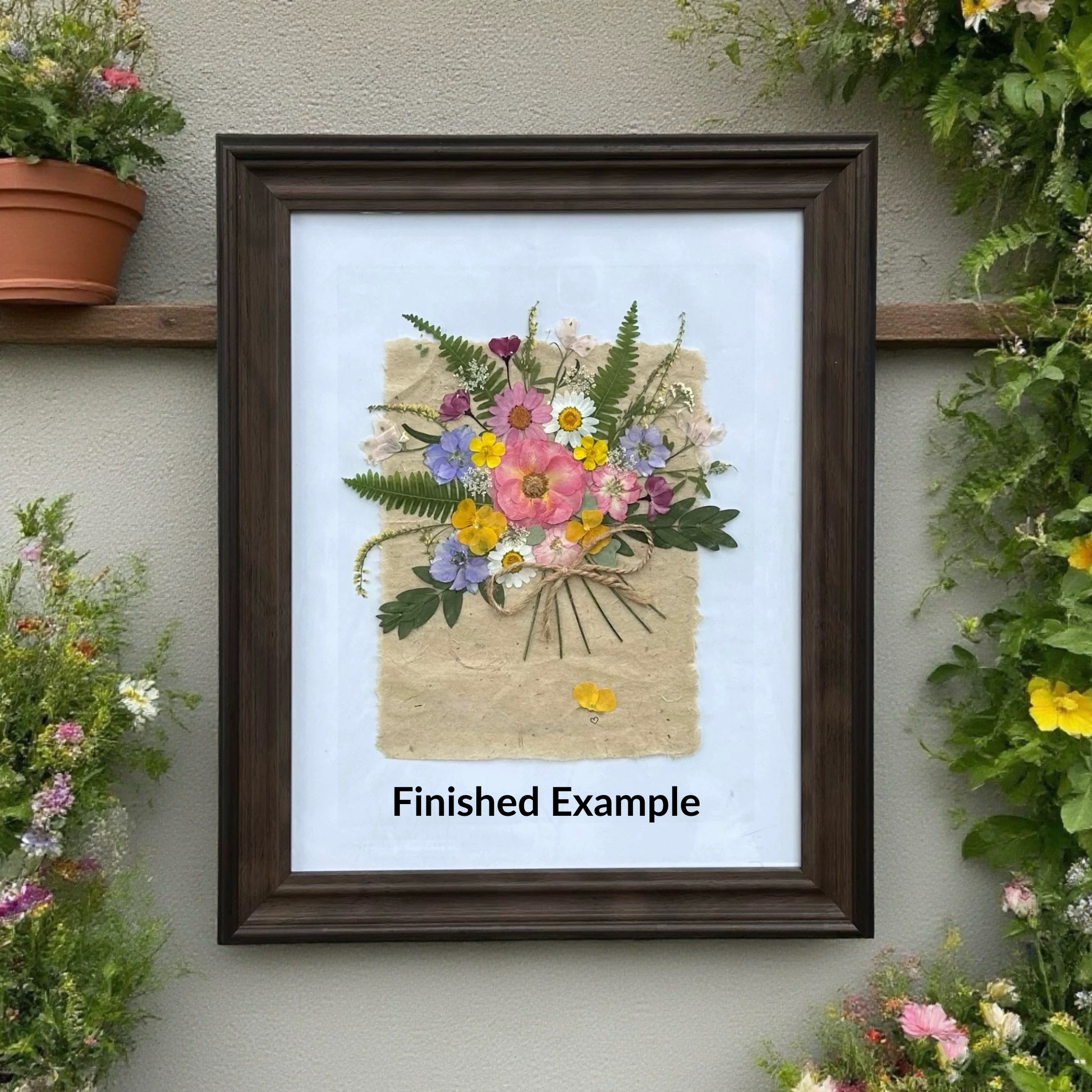 DIY Pressed Flower Bouquet Kit – Create Your Own Everlasting Floral Art