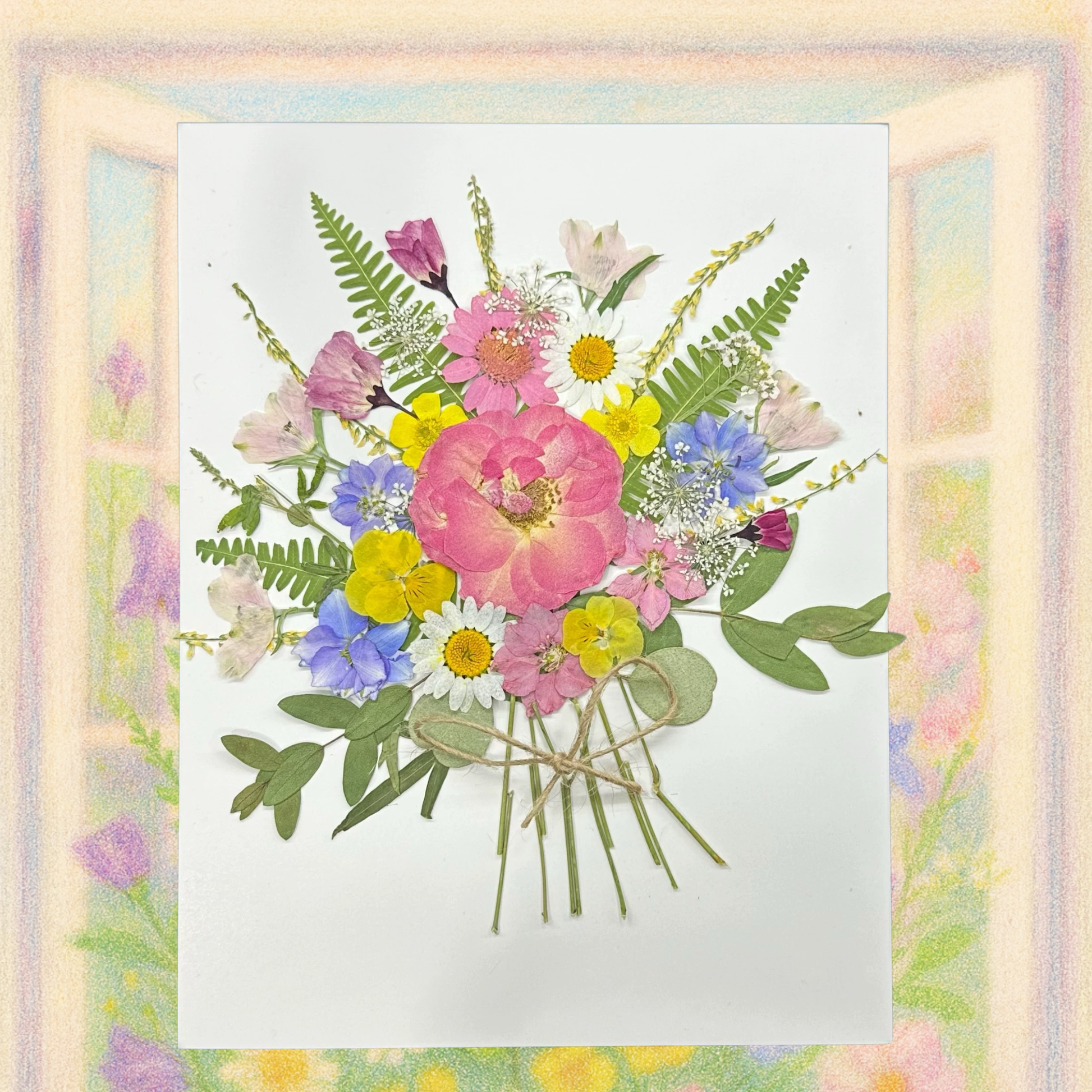 DIY Pressed Flower Bouquet Kit – Create Your Own Everlasting Floral Art