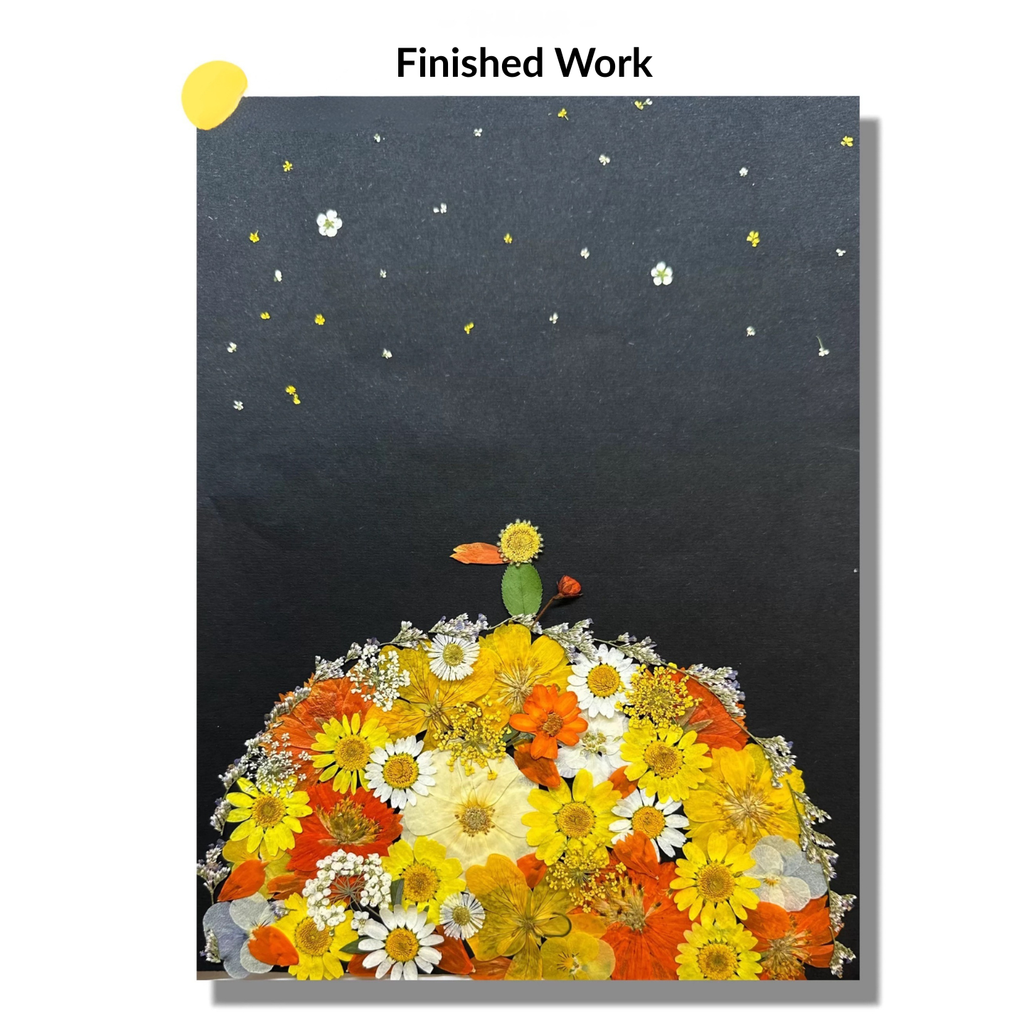 DIY Sunset Garden Palette Pressed Flower Kit