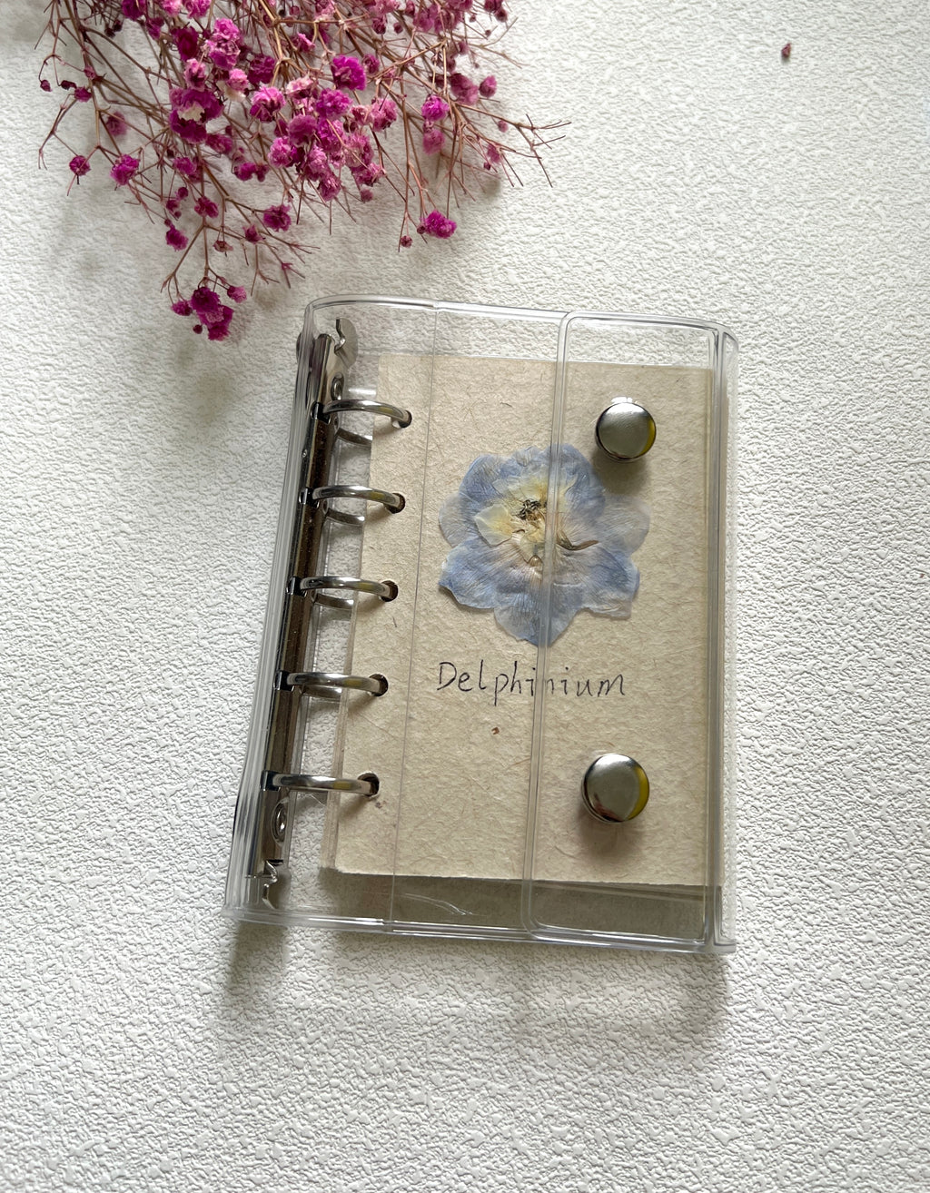 Plant Fiber Notebook – Pressed Flower Journal for Nature Lovers