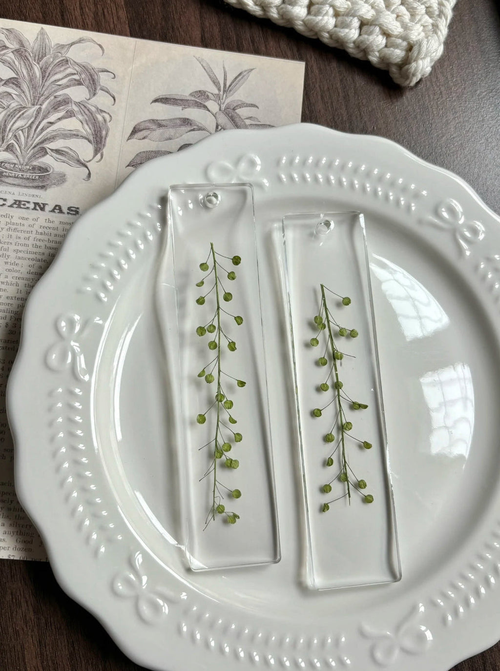 The Plant Library — Handmade Pressed Flower Bookmark