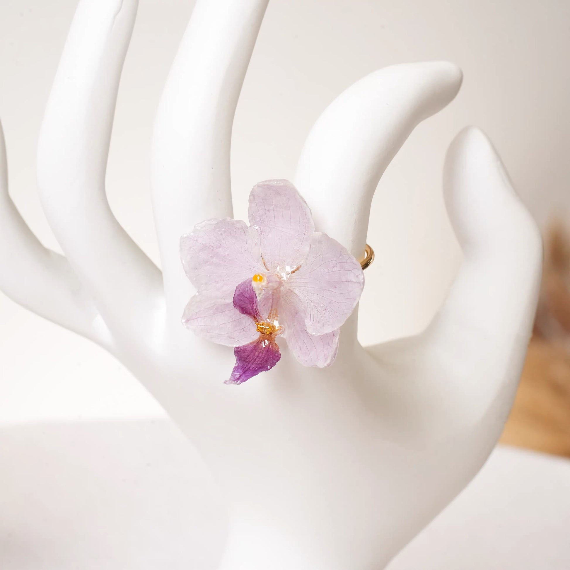 Evening Bloom — Orchid Ring