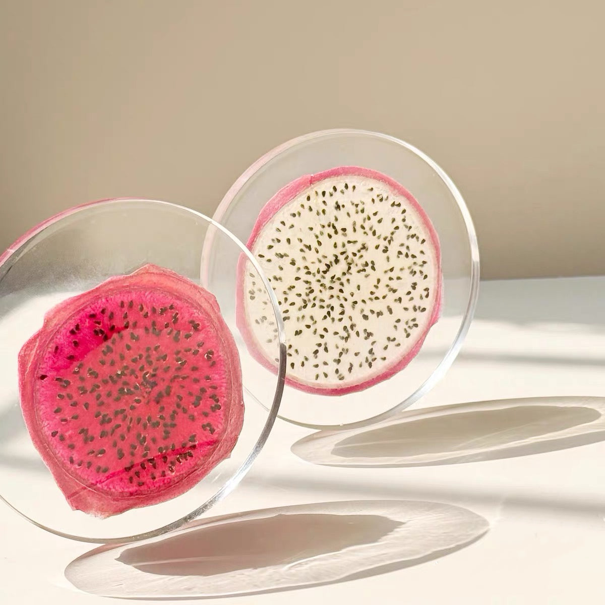 Summer on the table - Fruit Resin Coaster