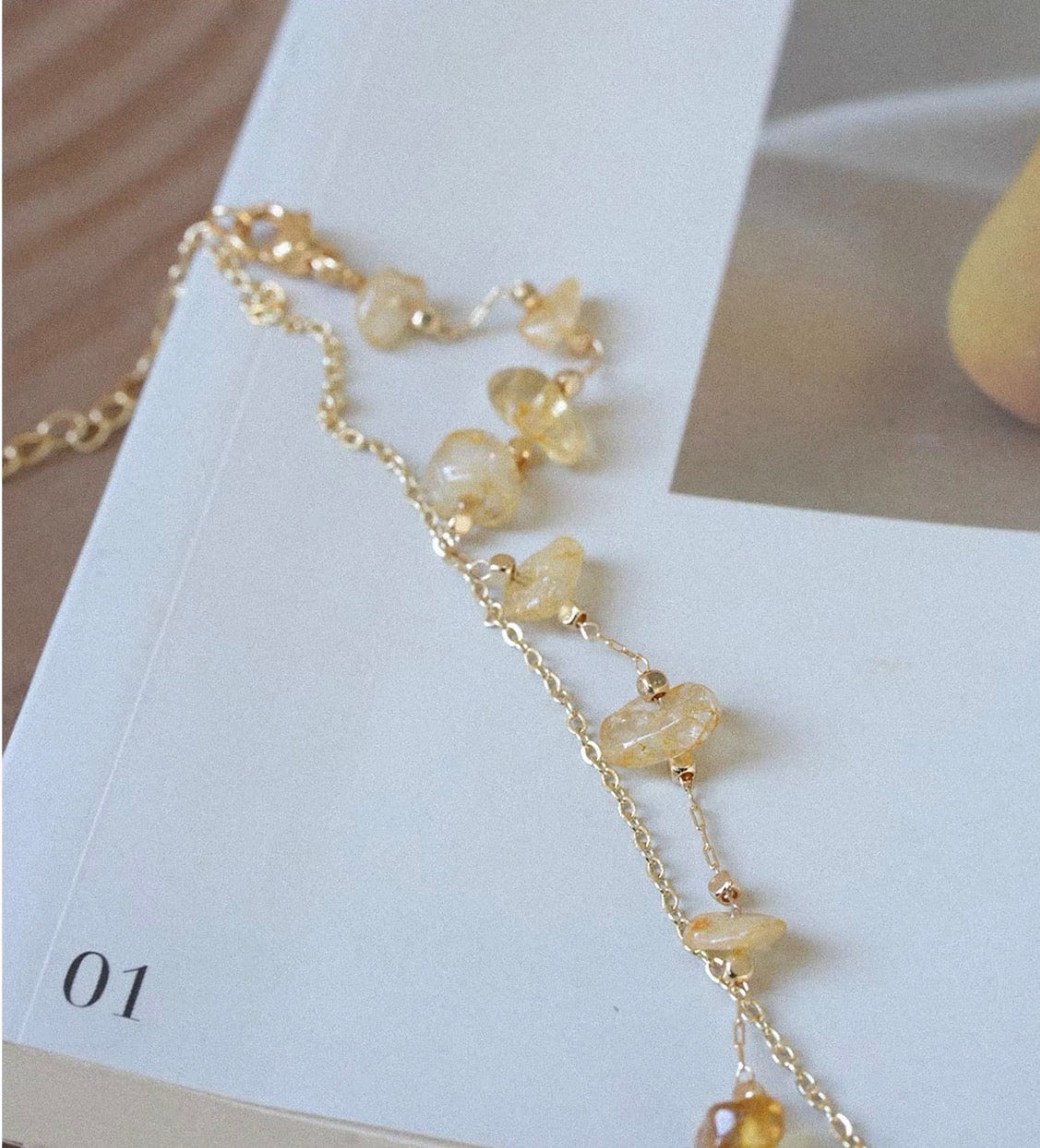 Evening Bloom — Orchid Statement Necklace