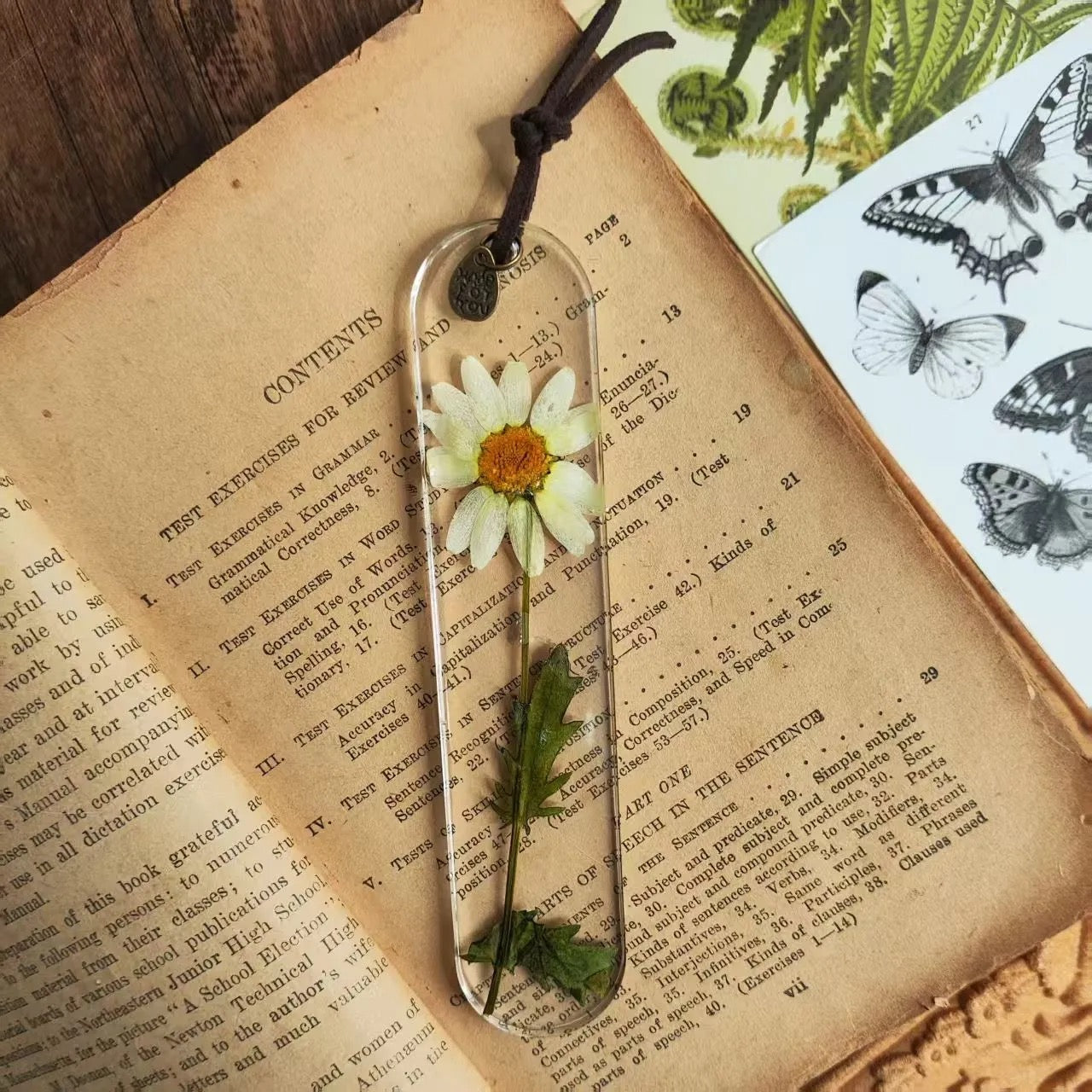 Plant Garden Specimen Handmade Bookmark