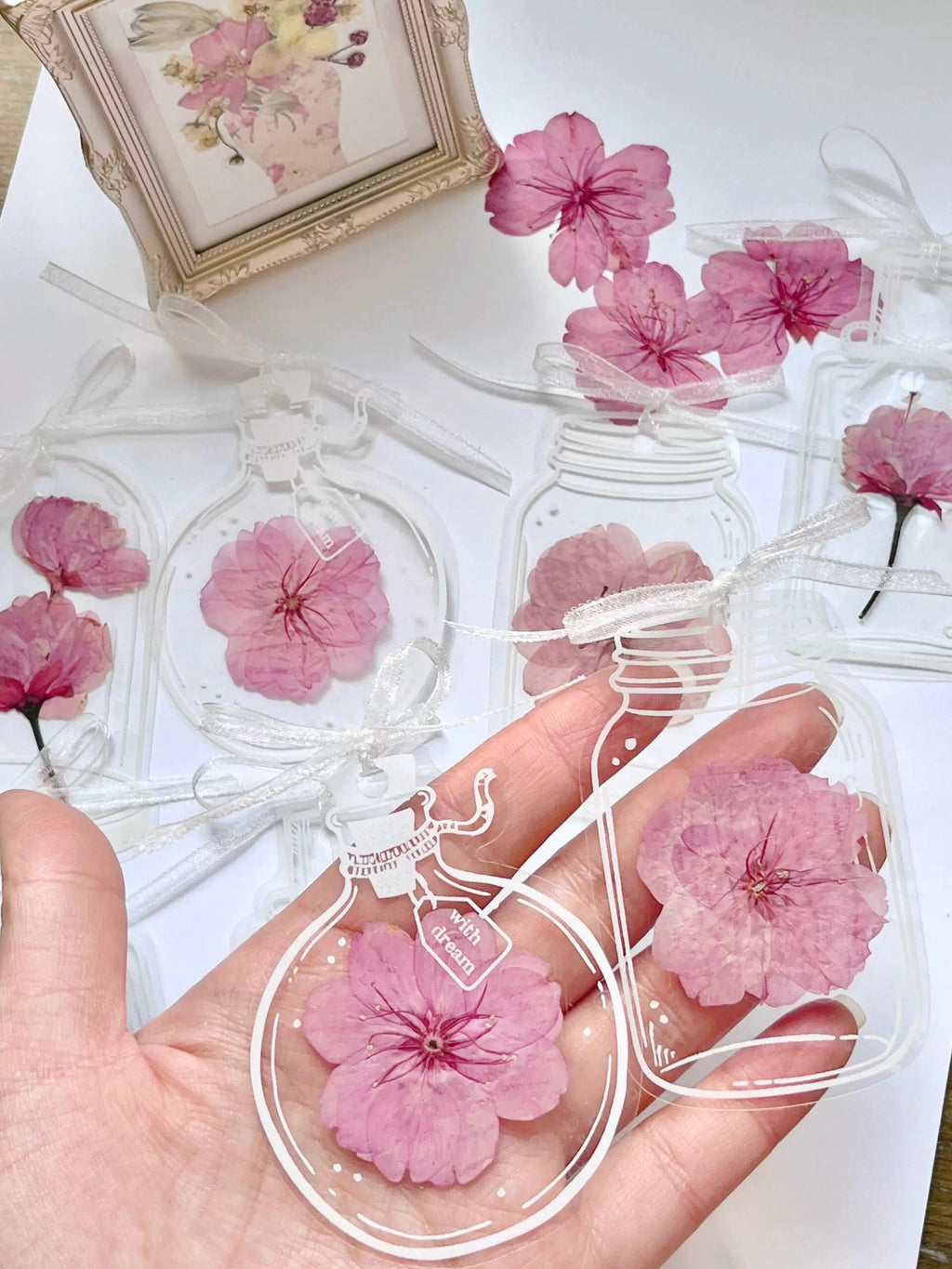 DIY Pressed Sakura Flowers for Card Making & DIY Crafts