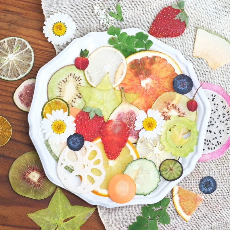 Decorative Dried Fruit Slices for Crafts – Lemon, Orange, Strawberry & More (Not Edible)