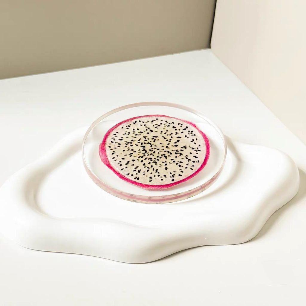 Summer on the table - Fruit Resin Coaster
