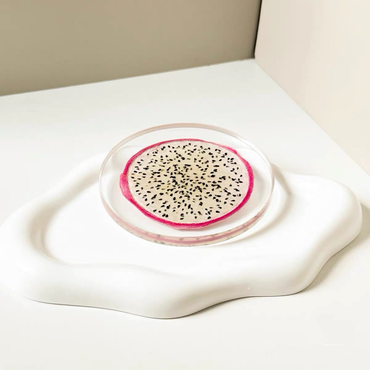 Summer on the table - Fruit Resin Coaster