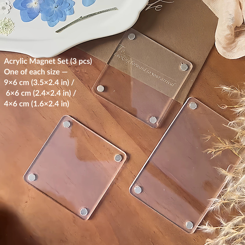 DIY Botanical Magnet Kit — Pressed Flower Craft Set