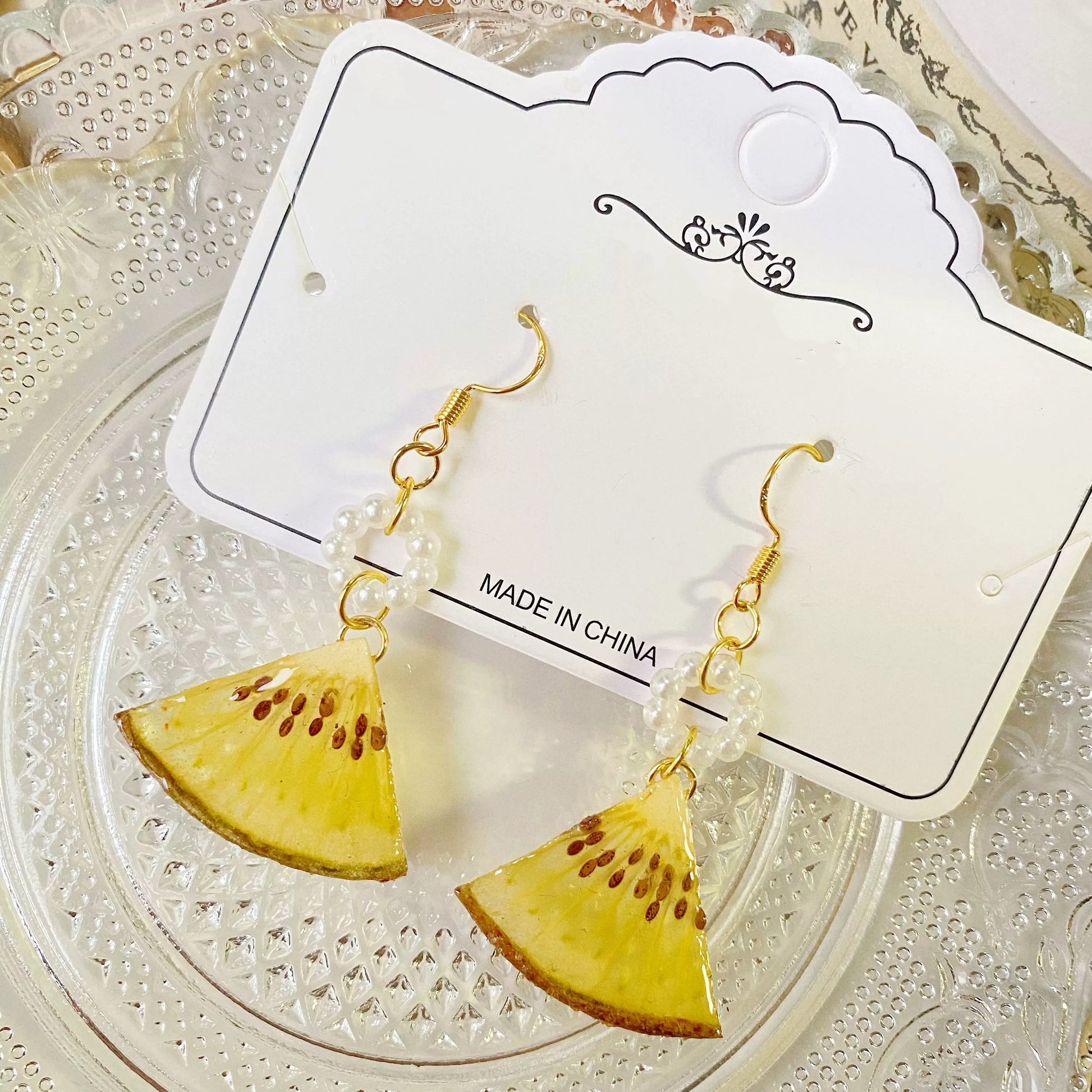Sweet Slice — Strawberry & Citrus Handmade Fruit Earrings