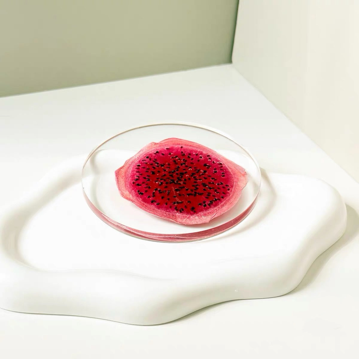 Summer on the table - Fruit Resin Coaster