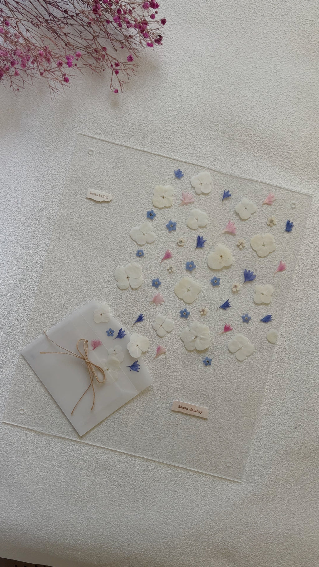 It’s Raining — A Gentle Pressed Flower DIY Kit