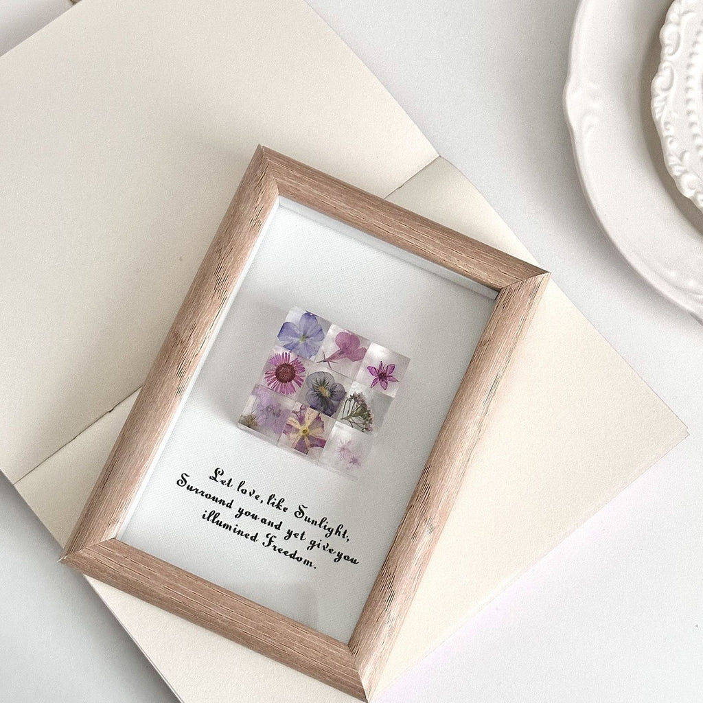 Handmade Real Flower Frame