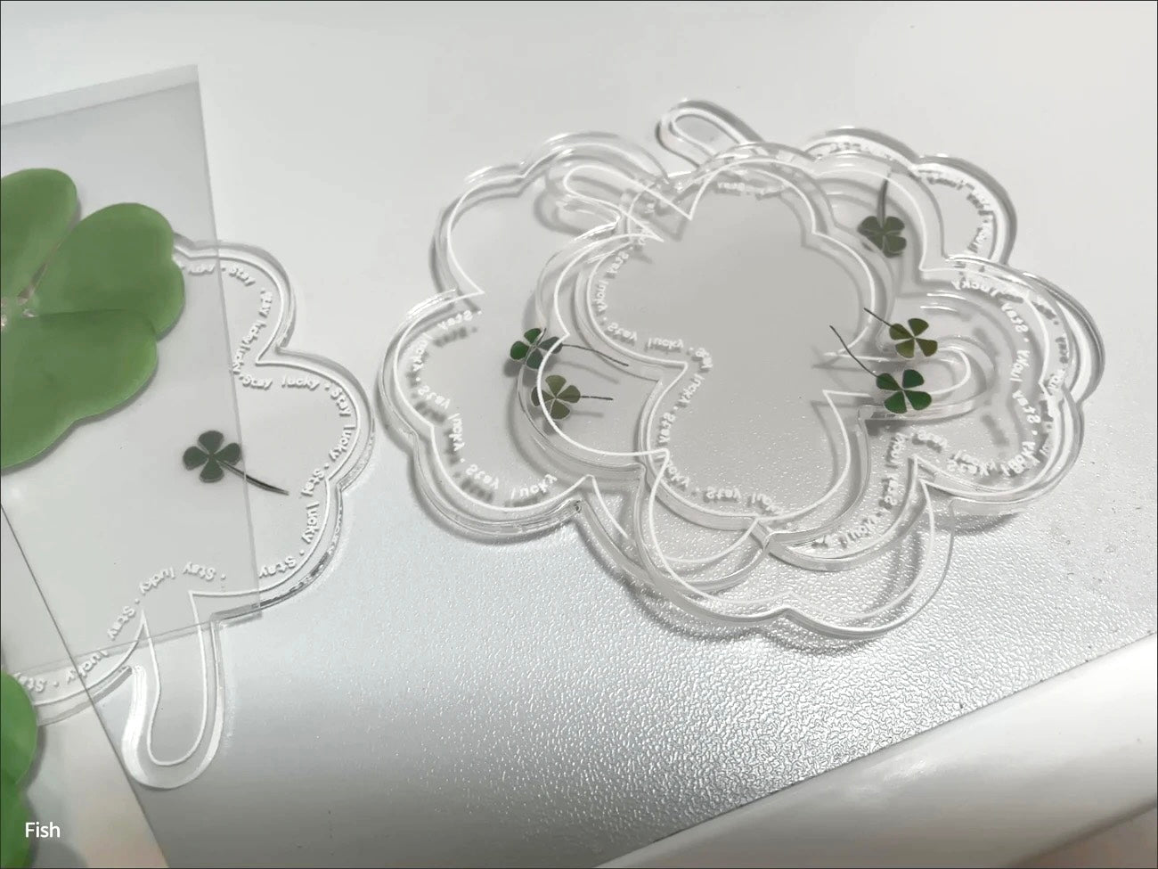 Lucky Four-Leaf Clover Tray