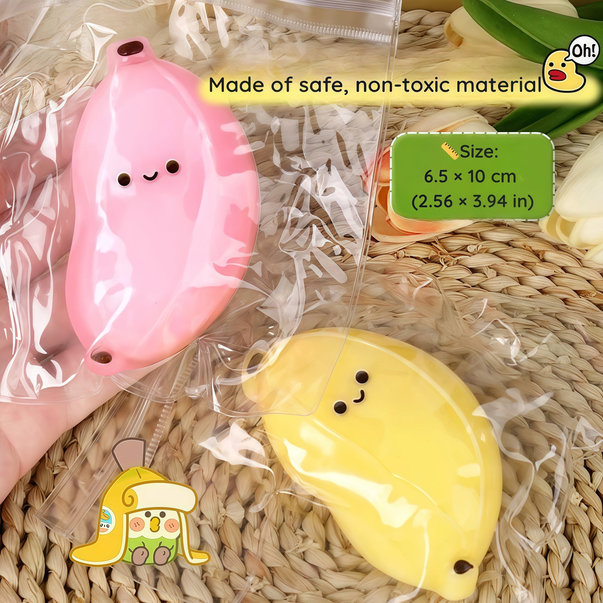 Be with you• Squishy Banana Toy for Playful Breaks