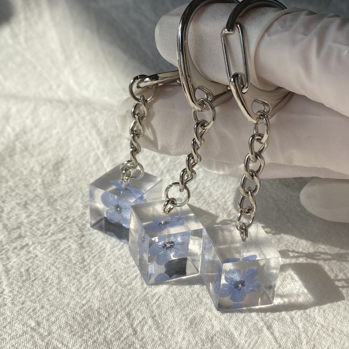 Handmade Flower Candy Keychain