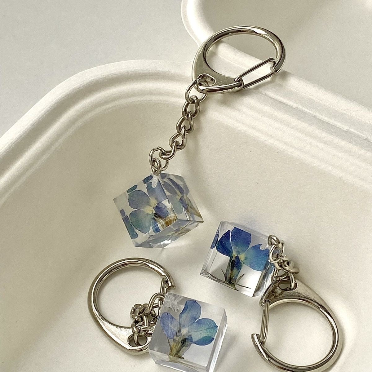 Handmade Flower Candy Keychain