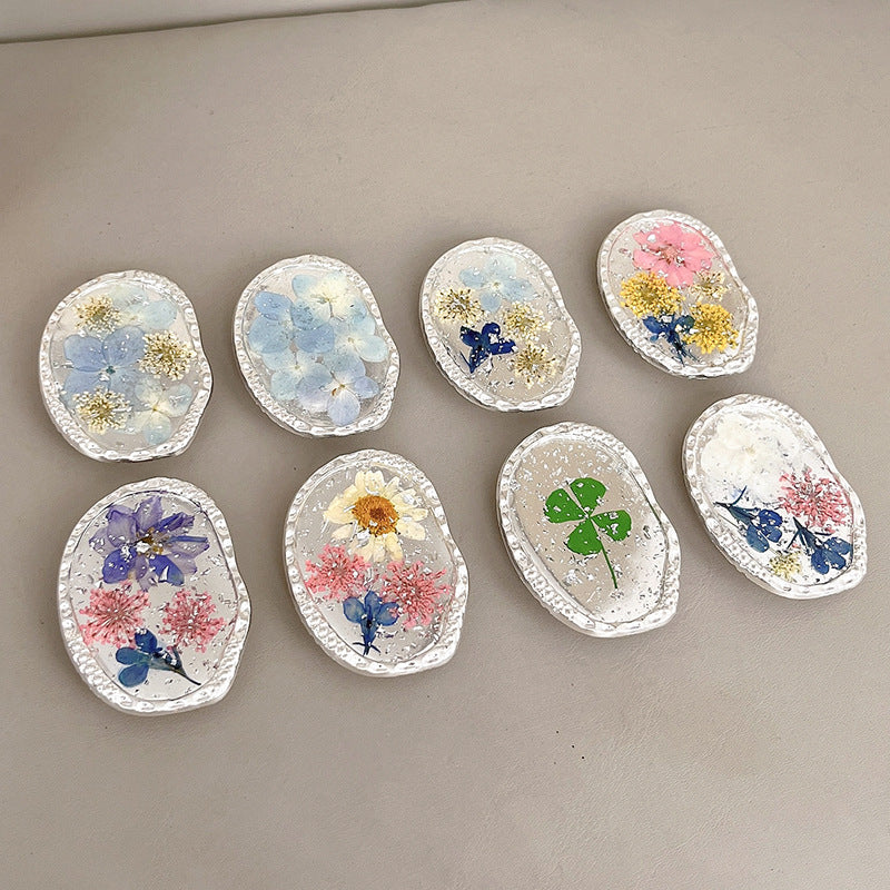 Oil Painting Garden Handmade Phone Grip