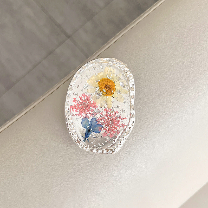 Oil Painting Garden Handmade Phone Grip