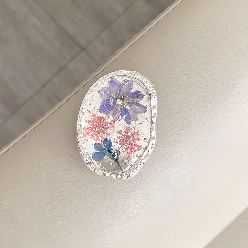 Oil Painting Garden Handmade Phone Grip
