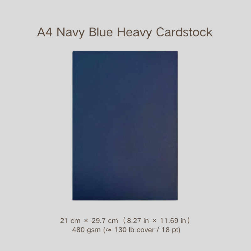 Vintage Tone A4 Heavy Cardstock Set – for Pressed Flower & Framing Art