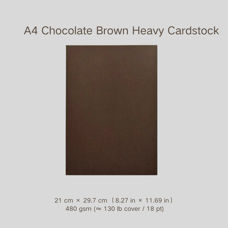 Vintage Tone A4 Heavy Cardstock Set – for Pressed Flower & Framing Art