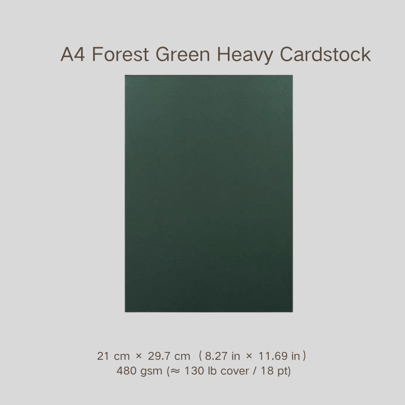 Vintage Tone A4 Heavy Cardstock Set – for Pressed Flower & Framing Art