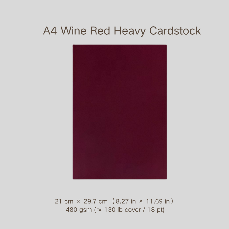 Vintage Tone A4 Heavy Cardstock Set – for Pressed Flower & Framing Art