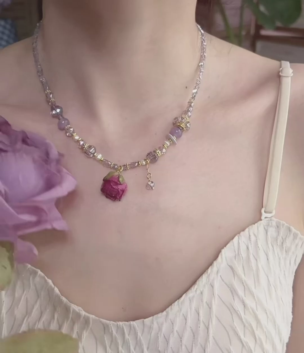 Garden Vacation- Rose bracelet